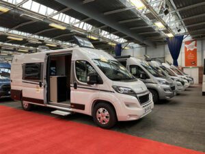 image de camping car exposé lors du salon